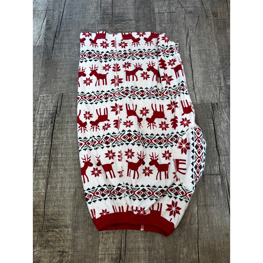Hanna Andersson Christmas Fair Isle‎ Dog Pajamas Reindeer Snowflake Large